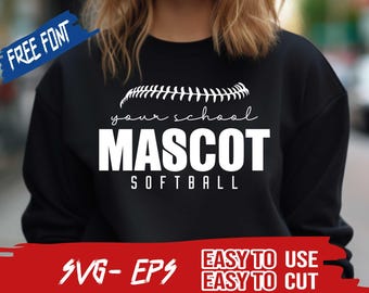 Custom Softball SVG, Make Your Own, Your Softball Team PNG, Lady Softball Team, Personalized SVG, Custom Cricut File, Layered