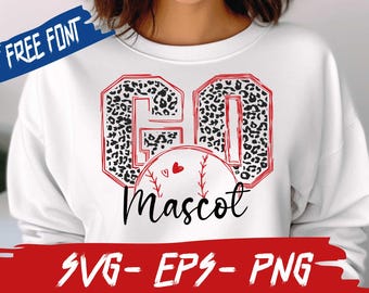 Custom Baseball SVG, Go Baseball Svg, Custom Baseball PNG, Personalized SVG, Custom Cricut File, Your Team Svg, Iron On ,College Softball