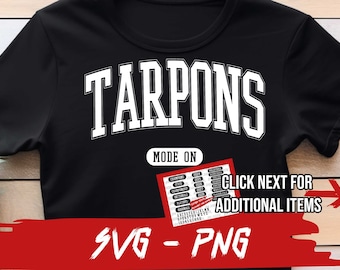 Pakiet Tarponów Svg i PNG, +21 Plik SVG i PNG, Włączony tryb projektowania Tarponów w stylu vintage, Zespół szkolny, Maskotka Png
