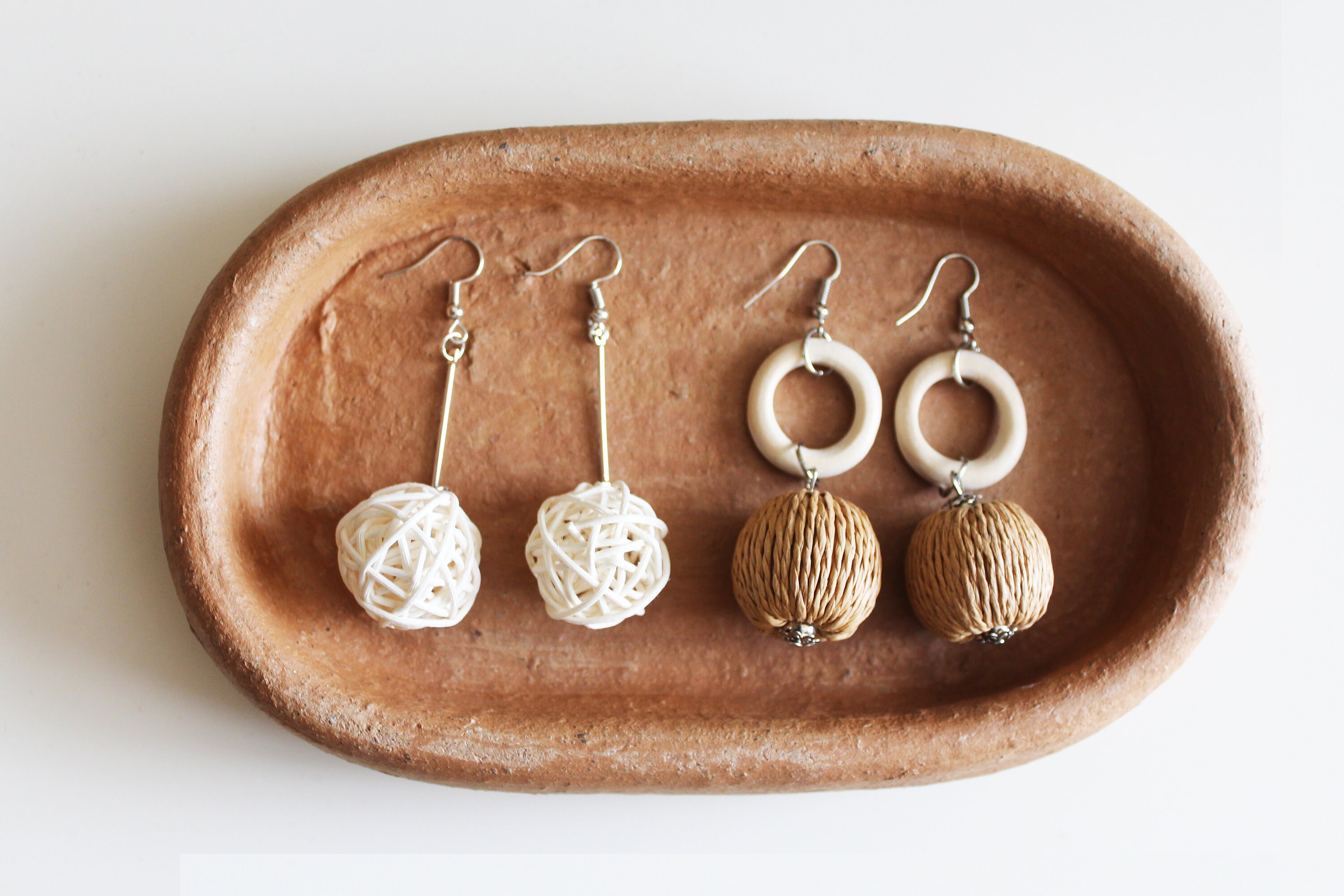 Beach sale ball earrings