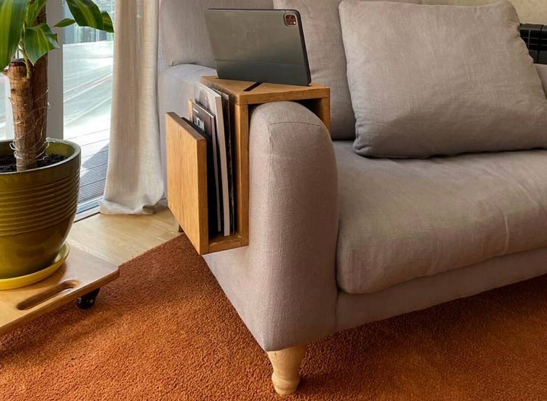 Sofa Arm Table - Etsy UK