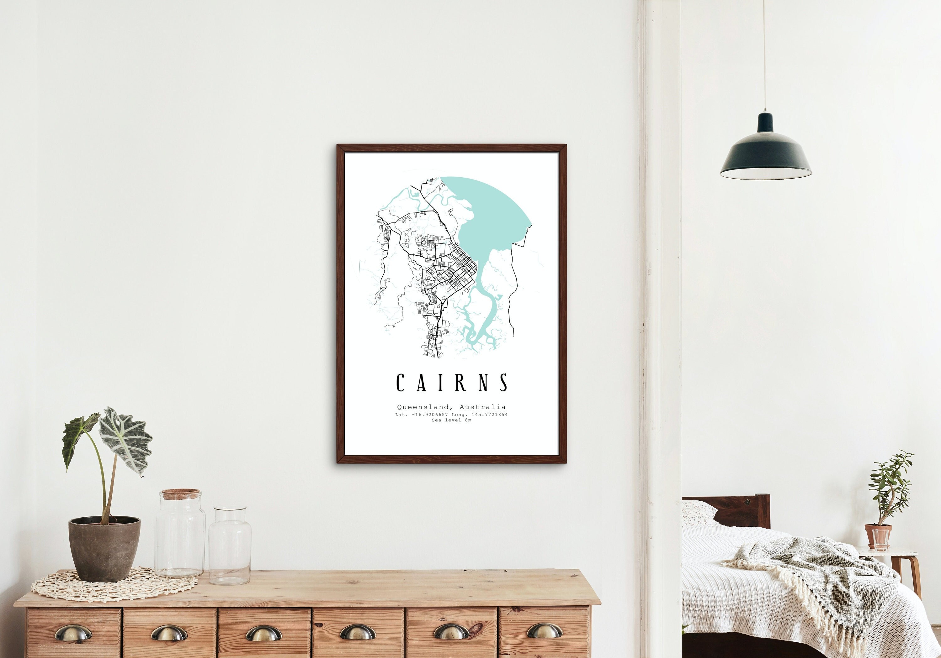 Cairns Map Print cairns-map-print