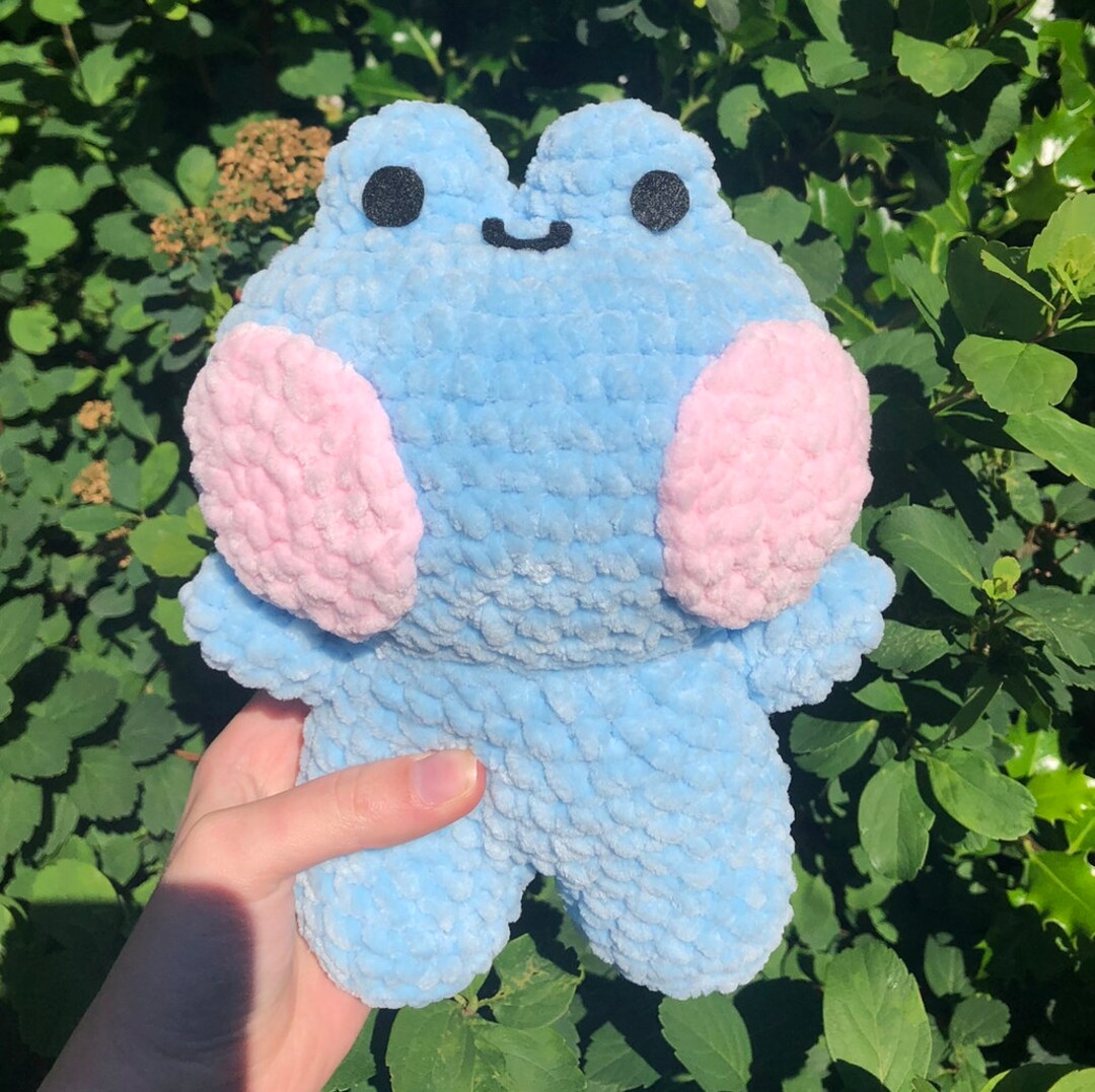 Crochet Blue Frog Etsy Australia