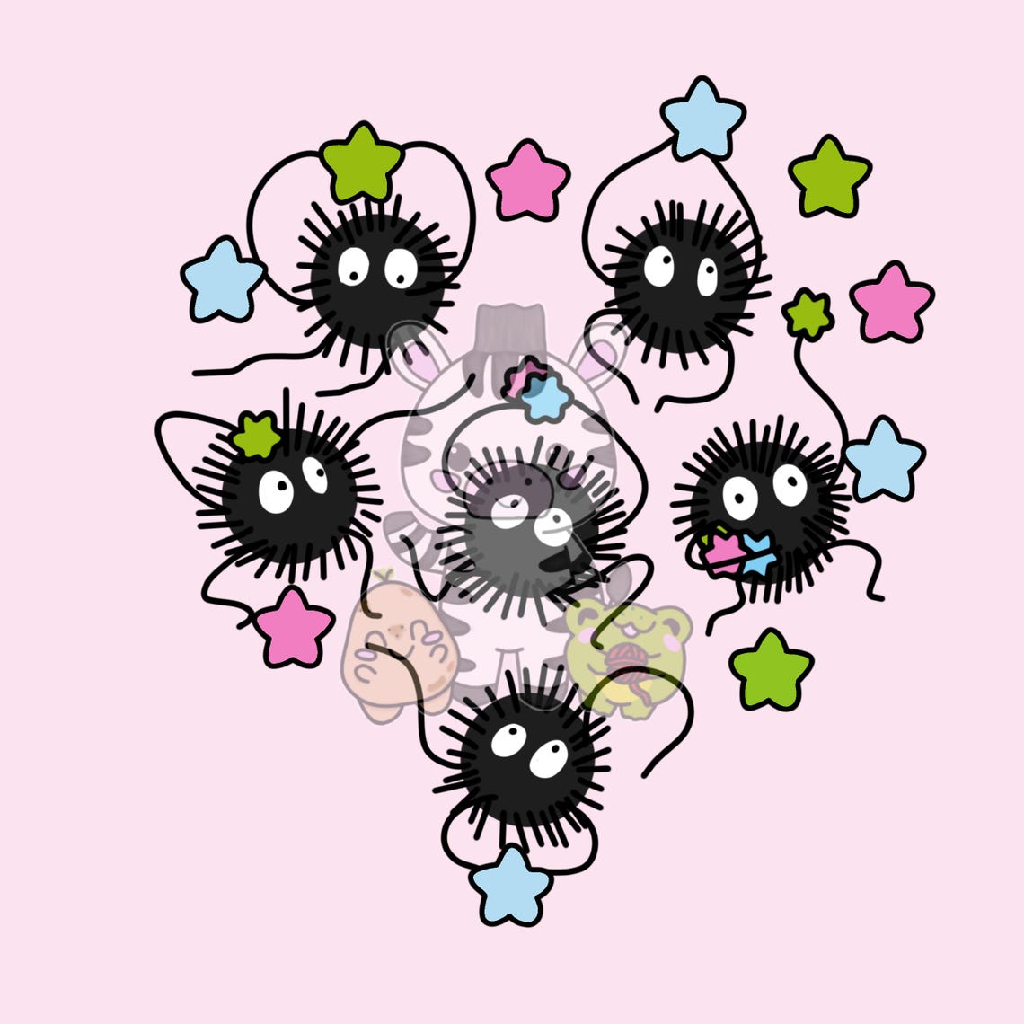 Soot Sprites Digital Art - Etsy