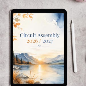 Anteckningsbok för kretssammankomsten 2026–2027 | Digital PDF-planerare (utskrivbar)
