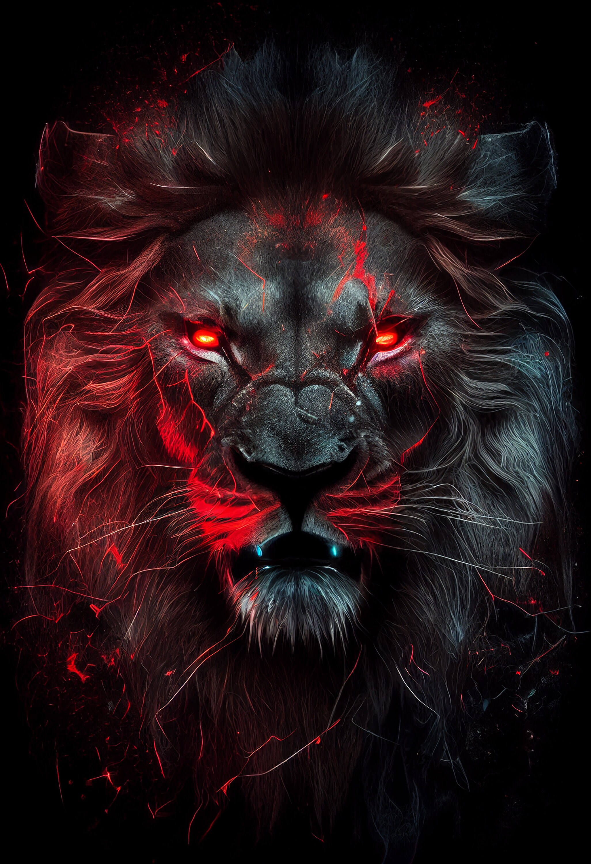 Kenya Hound indsigelse Red Lion Art - Etsy