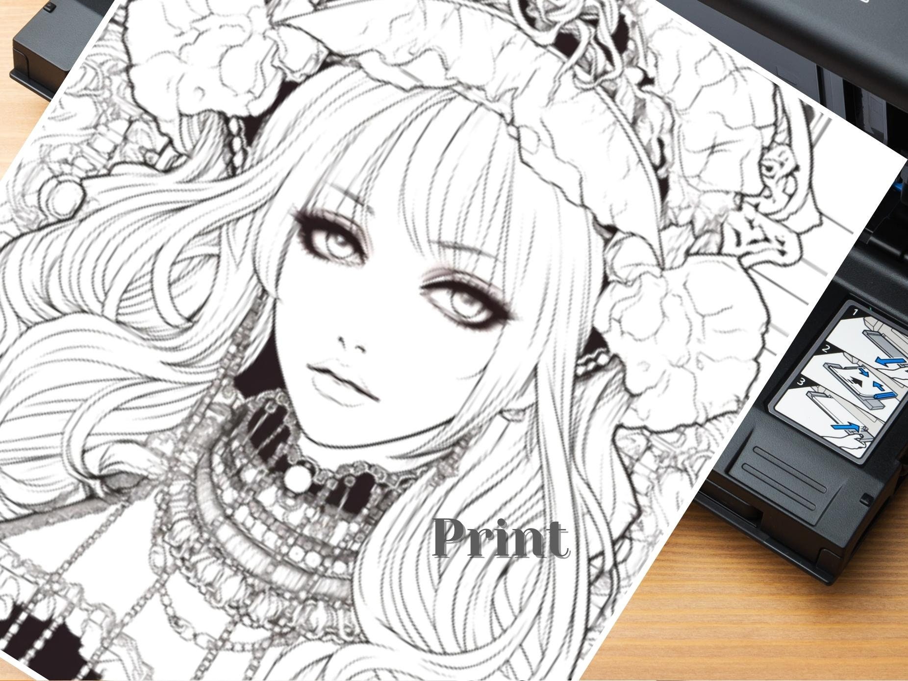 17 Anime Coloring Pages (Free + Printable) – Artlex