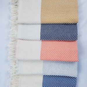 Super Soft Turkish Hand Towel 100% Cotton and Quick-Drying 45x70cm Perfect For Kitchen, Bathroom, Picnic, Gift imagem 1