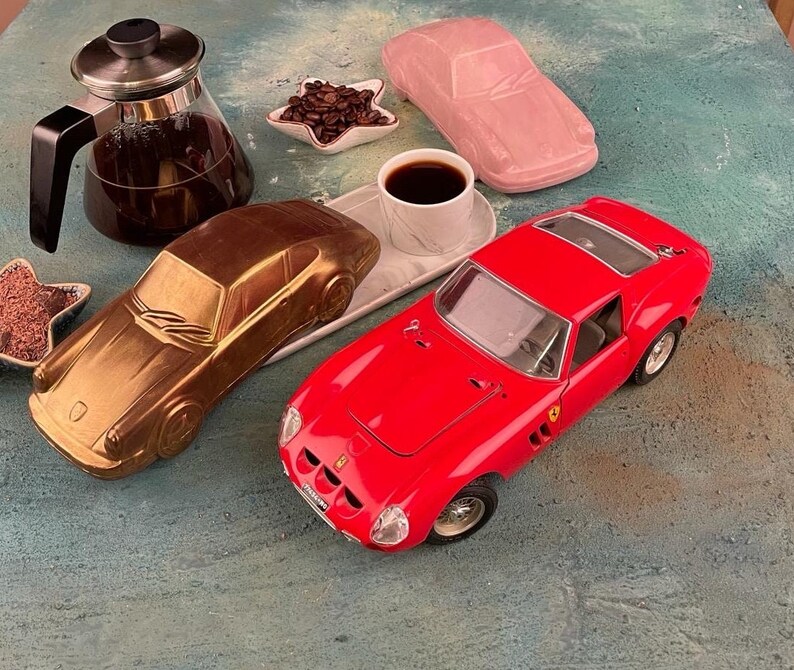 Porsche shaped Chocolate Gift, Chocolate Gift Box. Car Shaped Chocolate, Realistic car, Valentines Day gift, Sport Car Lovers zdjęcie 6