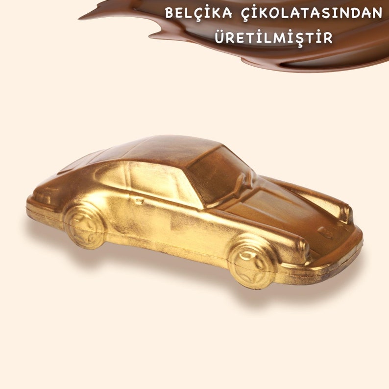 Porsche shaped Chocolate Gift, Chocolate Gift Box. Car Shaped Chocolate, Realistic car, Valentines Day gift, Sport Car Lovers zdjęcie 3