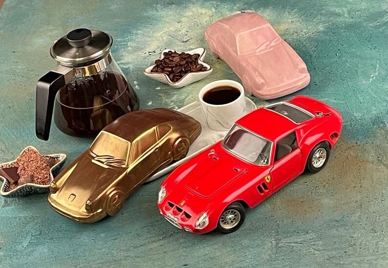 Porsche shaped Chocolate Gift, Chocolate Gift Box. Car Shaped Chocolate, Realistic car, Valentines Day gift, Sport Car Lovers zdjęcie 7