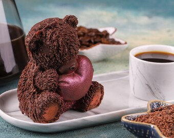 Valentine's day Chocolate Gift, Personalize Gift, Christmas Chocolate Gift, Cute Teddy Bear Chocolate