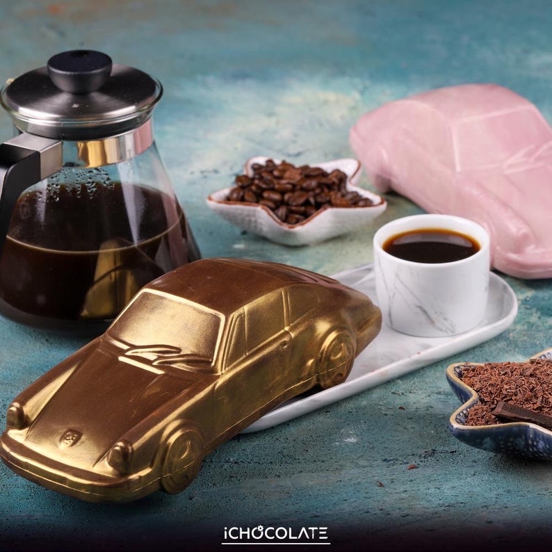 Porsche shaped Chocolate Gift, Chocolate Gift Box. Car Shaped Chocolate, Realistic car, Valentines Day gift, Sport Car Lovers image 4