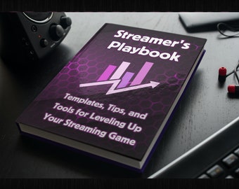 Streamer's Playbook - Vorlagen, Tipps und Werkzeugen für das Leveling deines Tracking-Spiels, Die Kunst des Betrachters - Cyberpunk-Stil - PDF