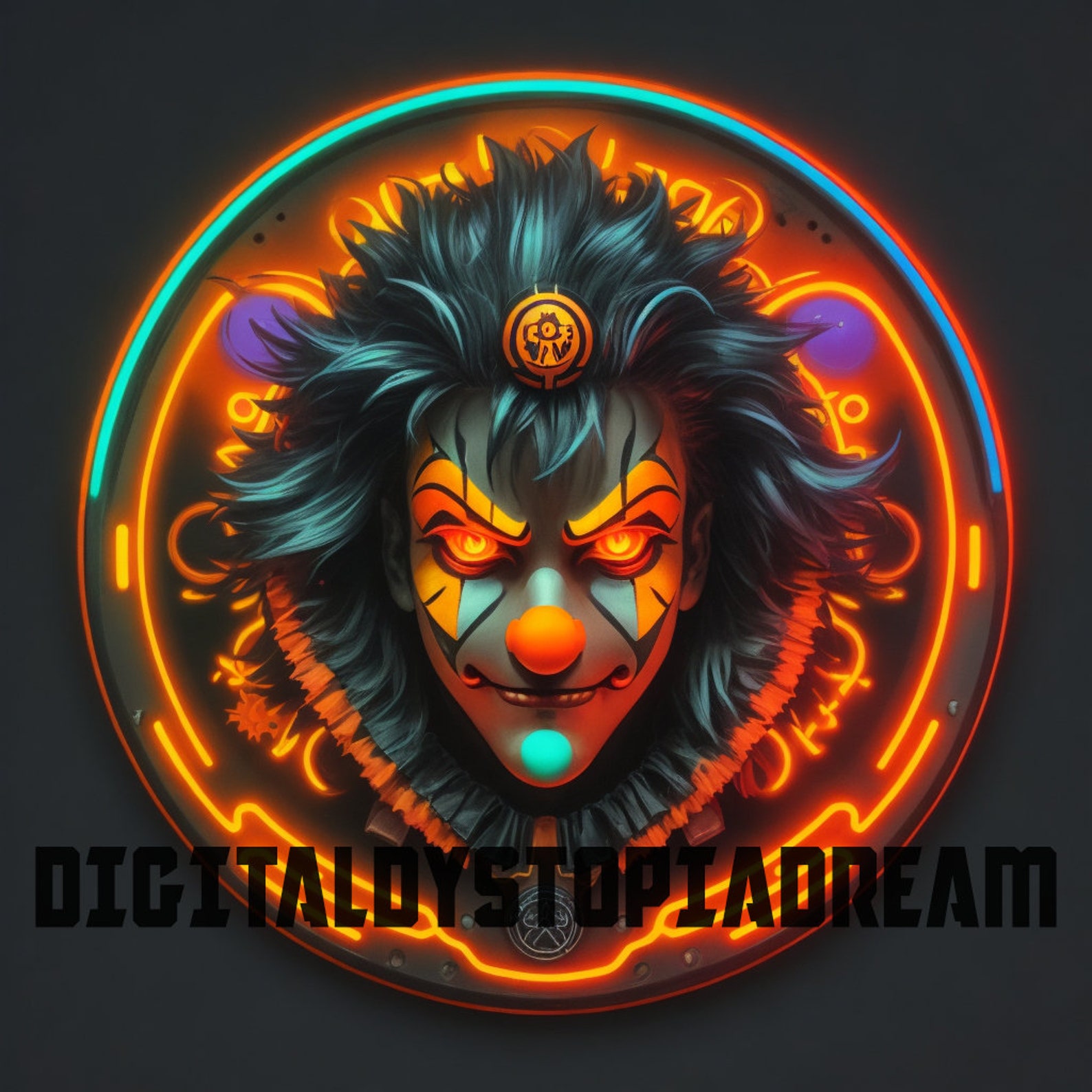 Clow Bit Cyberpunk Clowns Twitch/kick Sub and Bit Badges for Streamers,vtubers ...