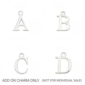 Add-On Initial Charm Nur Sterling Silber