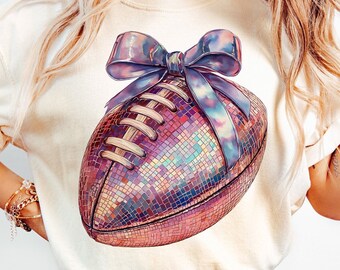Coquette Football Png, Football Bow Png, Football Mom Png, Football Png, Game Day, Fall Football Png, Football Season Png, Sports Png, Retro