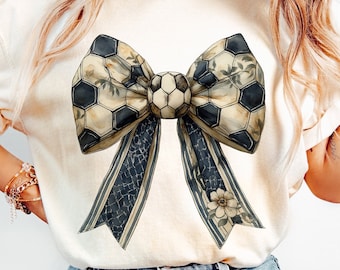 Soccer Bow Png, Bow Soccer Png Sublimation, Coquette Soccer Png Shirt Design, Soccer Mama Png Download, Soccer Png, Soccer Sublimation