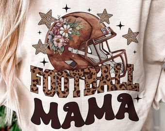 Football Mama png-ontwerp, mama png-ontwerp, herfstvoetbalshirt png, voetbal sport png, voetbalmoeder png, game Day-sublimatieontwerpen