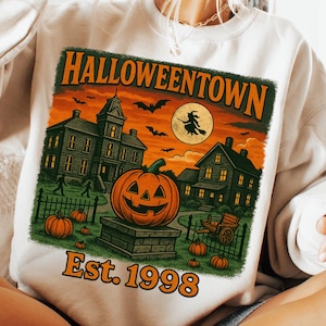 Halloweentown 1998 PNG, Halloween png, Halloween Shirt png, Retro Halloween png, Halloween Pumpkin png, Fall png, Sublimation png designs