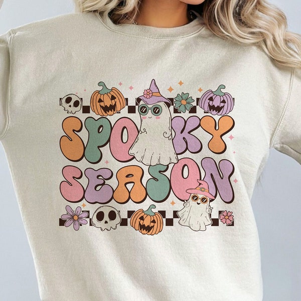 TRENDY Spooky Season PNG, Spooky Season Png, Halloween Png, Halloween png, Spooky Season Distressed, Spooky png, Retro png, png file