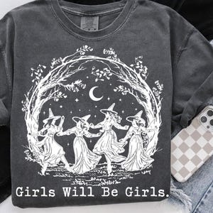 Girls Will Be Girls Witch Png, Girly Halloween Png, Witchy png, Halloween Girls png, Halloween Png, Witchy Vibes Png, Girls Witch, Png Files