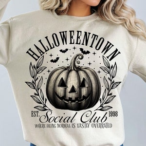 Halloweentown PNG, Halloween png, Halloween shirts designs, Retro Halloween Png, Pumpkin Png, Fall png, Sublimation designs, Retro Png
