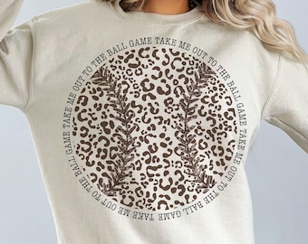 Leopard Baseball PNG, Baseball Mom Png, Retro Baseball Mama PNG, Glitter Baseball PNG, Sports Png, Sublimation Design, Digital Download Png