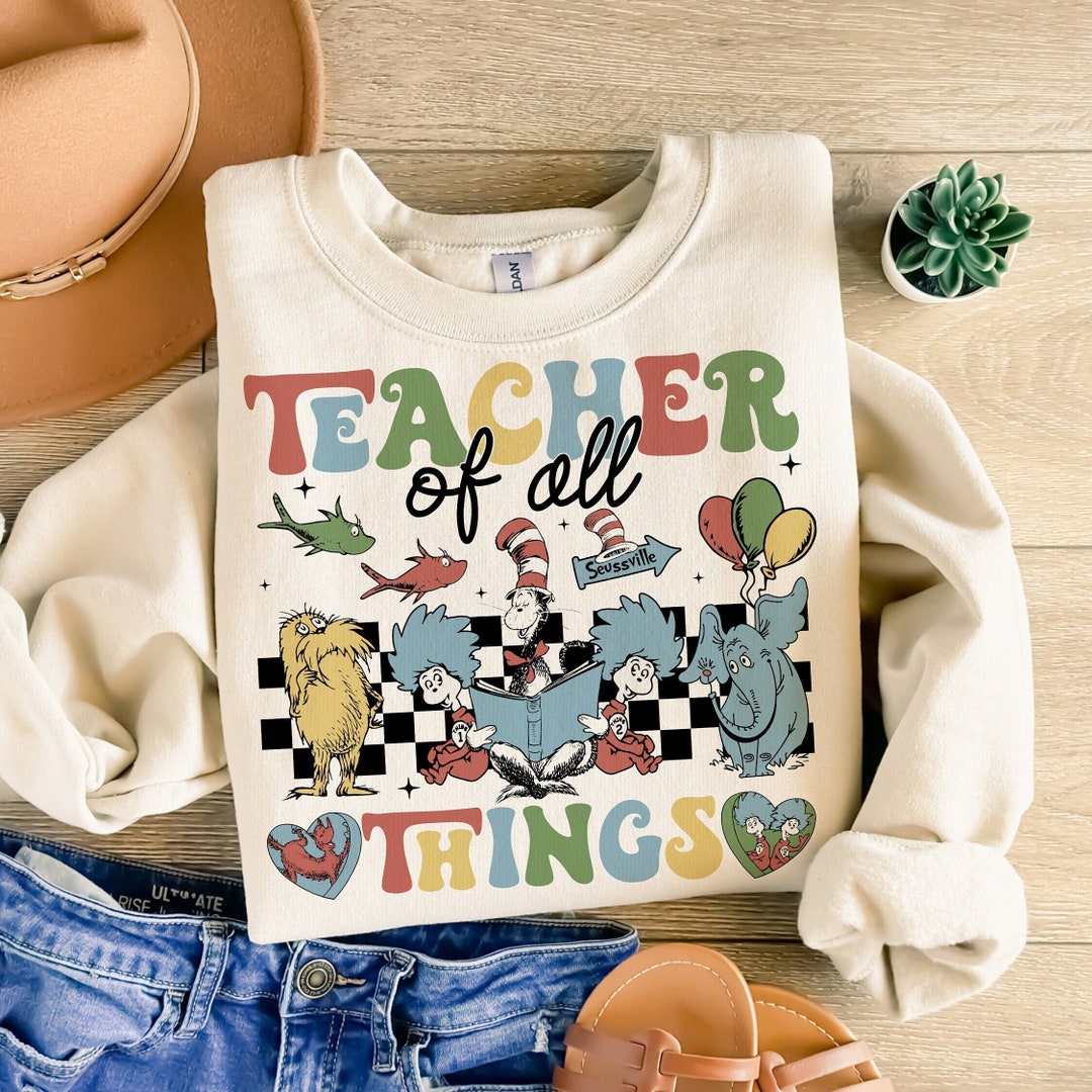 Teacher of All Things Png, Read Across America, School Sublimation ...