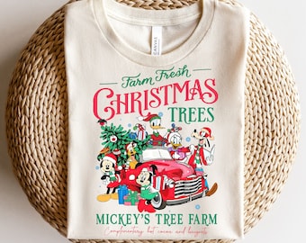 Tree Farm Mouse & Friends Christmas Png, Christmas Shirt png, Merry Christmas Png, Family Christmas Png, Family Vacation Christmas,Xmas Png