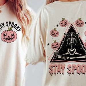 Retro Halloween png, Skeleton png, Stay Spooky png, Spooky Squad Png, Halloween Skeleton png, Skeleton Design,Spooky Season Png, Spooky PNG