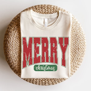 Merry Christmas Png, Christmas png, Merry Varsity Sublimation Design Downloads, Christmas Shirt Design, Retro png, Digital Download