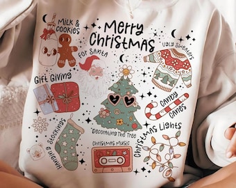 Retro Christmas png, Santa Claus png, Christmas png, Christmas sublimation, merry Christmas png, Christmas vibes png, Milk Cookie For Santa