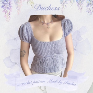 Duchess Top/Dress - Digital PDF Crochet Pattern
