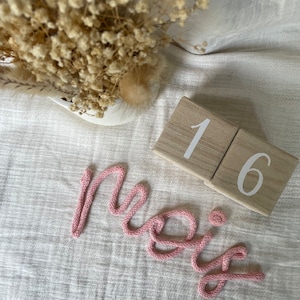 Kit photo bébé // Carte étape bébé // Cubes étape // Cadeau naissance //Décoration chambre bébé // Mes premiers mois