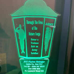Forge Lantern - LED Acrylic