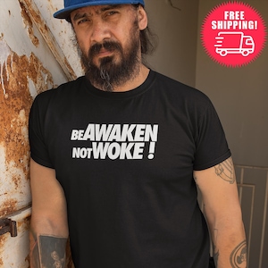 SEEDS. Be Awaken Not Woke T-Shirts Woke Parody Tees Woke Satire Tee anti Woke club shirt Woke Sarcasm Woke is a Joke Woke Parody humor