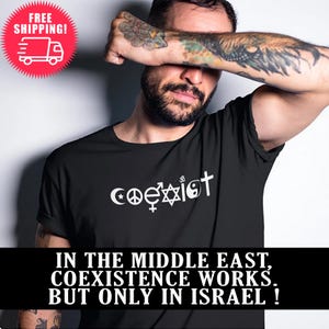 SEEDS. COEXIST Unisex minimal Tshirt with World Changing message. Share these words and make a change!