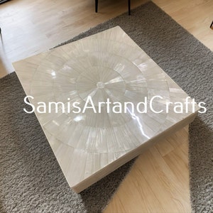 Selenite Table Top, Selenite Coffee Table , Selenite Dining Table , Selenite Table, Selenite Center & Sofa Table Top, Home Decor Interior