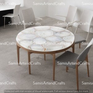 White Agate Coffee Table, Agate Counter Table Top, Agate Table Tops ,Agate Coffee Table, Agate Geode Table, Home & Office Furniture Interior