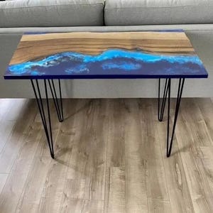 Console Table, Entry Way Table, Epoxy resin table, Custom order, Handmade Table, Home decoration, Living room furniture, Handmade Furniture