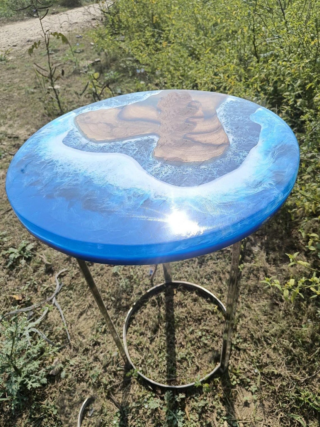 round-ocean-table-top-epoxy-sofa-side-table-top-epoxy-office-etsy