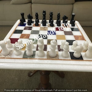 Christmas Gift Chess set Handmade | Marble chess set | Best Selling Chess set | gifts for him, Best Gifts for every occasion