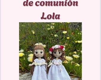Patron muñeca de comunion Lola
