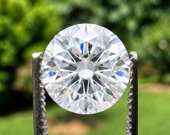 Moissanite Round Lab Diamond Faceted Cut 1mm To 5mm Gemstone Wholesale Lot