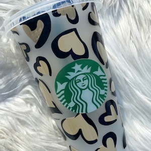Leopard Print Starbucks Cup | Cheetah Print | 24oz | Reusable | Custom Starbucks Cup | Animal Print | Gift for Her