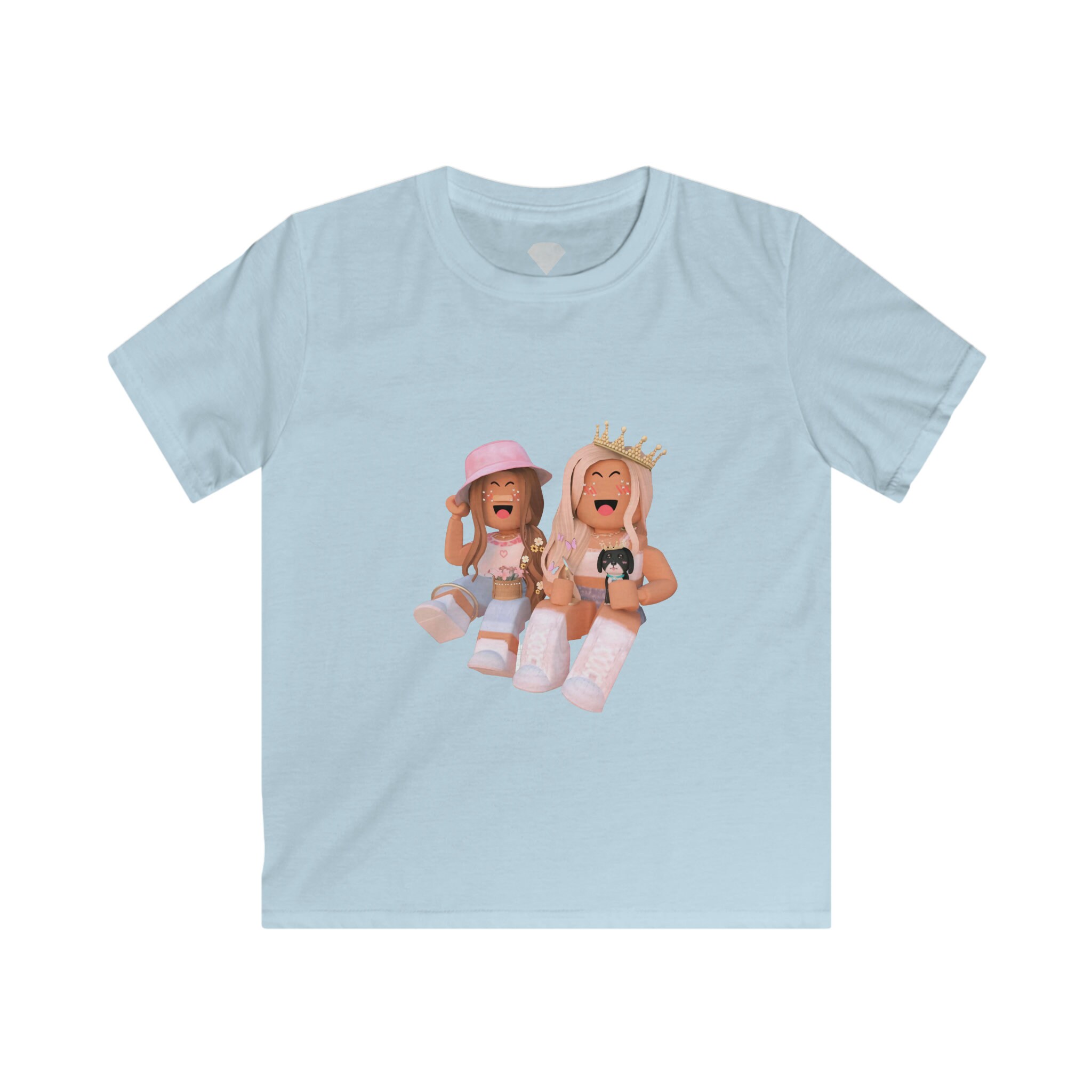 t-shirt roblox girl Kids T-Shirt by CuteDesignOnly