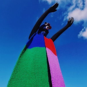 Handmade Oversized Scarf, Chunky Scarf, Chunky Knit Scarf, Hand Knit Scarf, Blue, Green, Red, Purple Scarf, Paf Wear