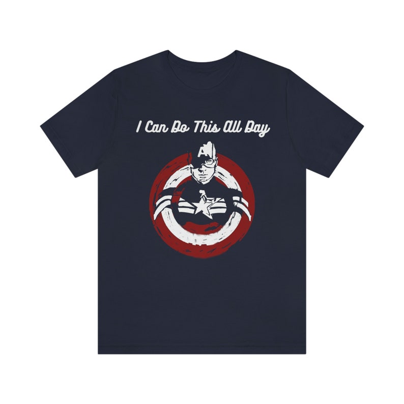 Captain America Shield T-Shirt, American Super Hero Comic Shirt image 7