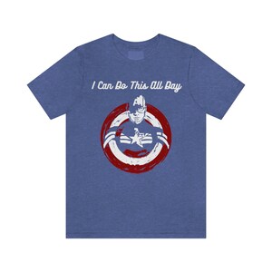 Captain America Shield T-Shirt, American Super Hero Comic Shirt image 6